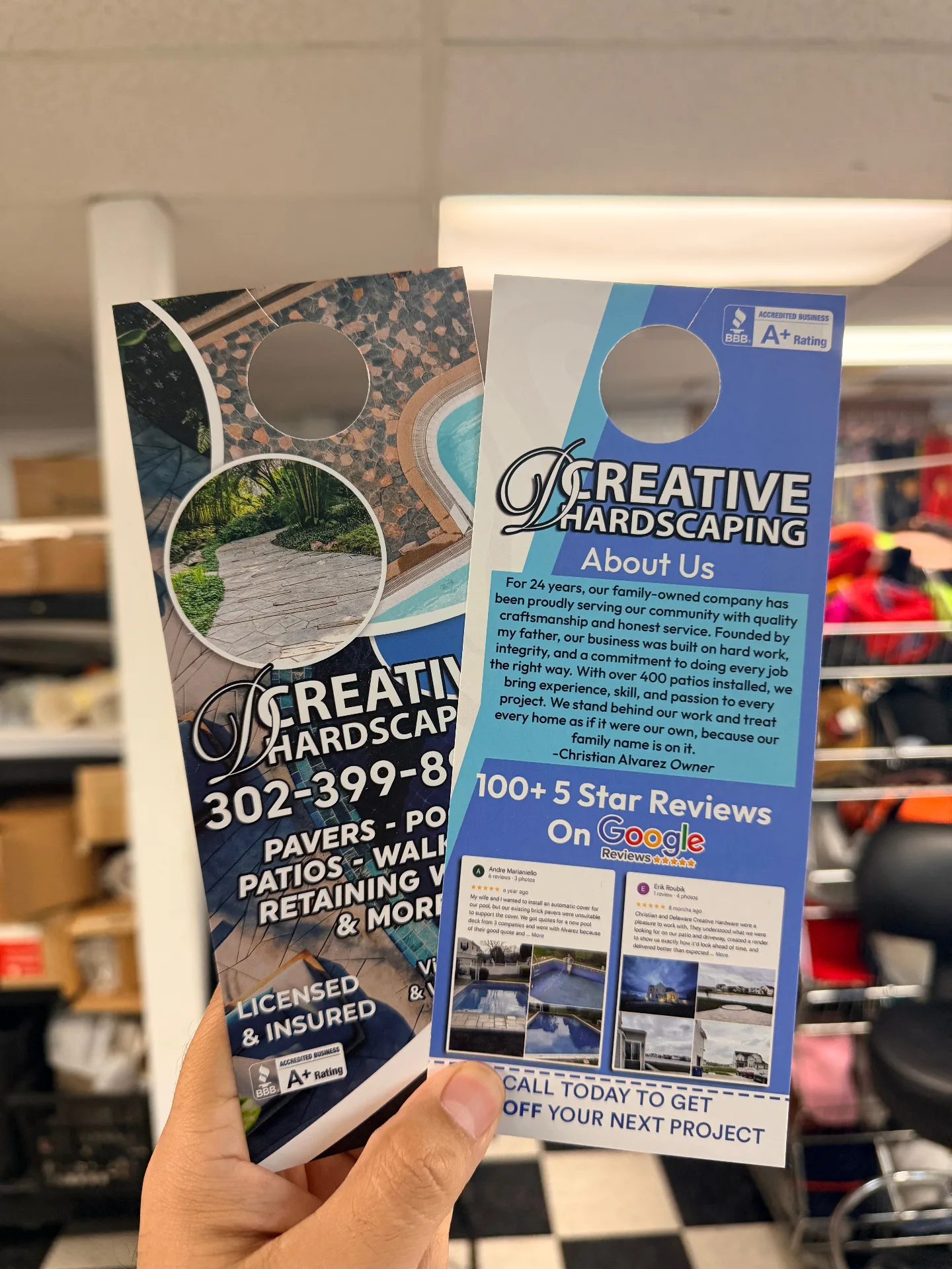 Business Cards & Print Marketing in Wilmington, DE — ZeroDegree Signs